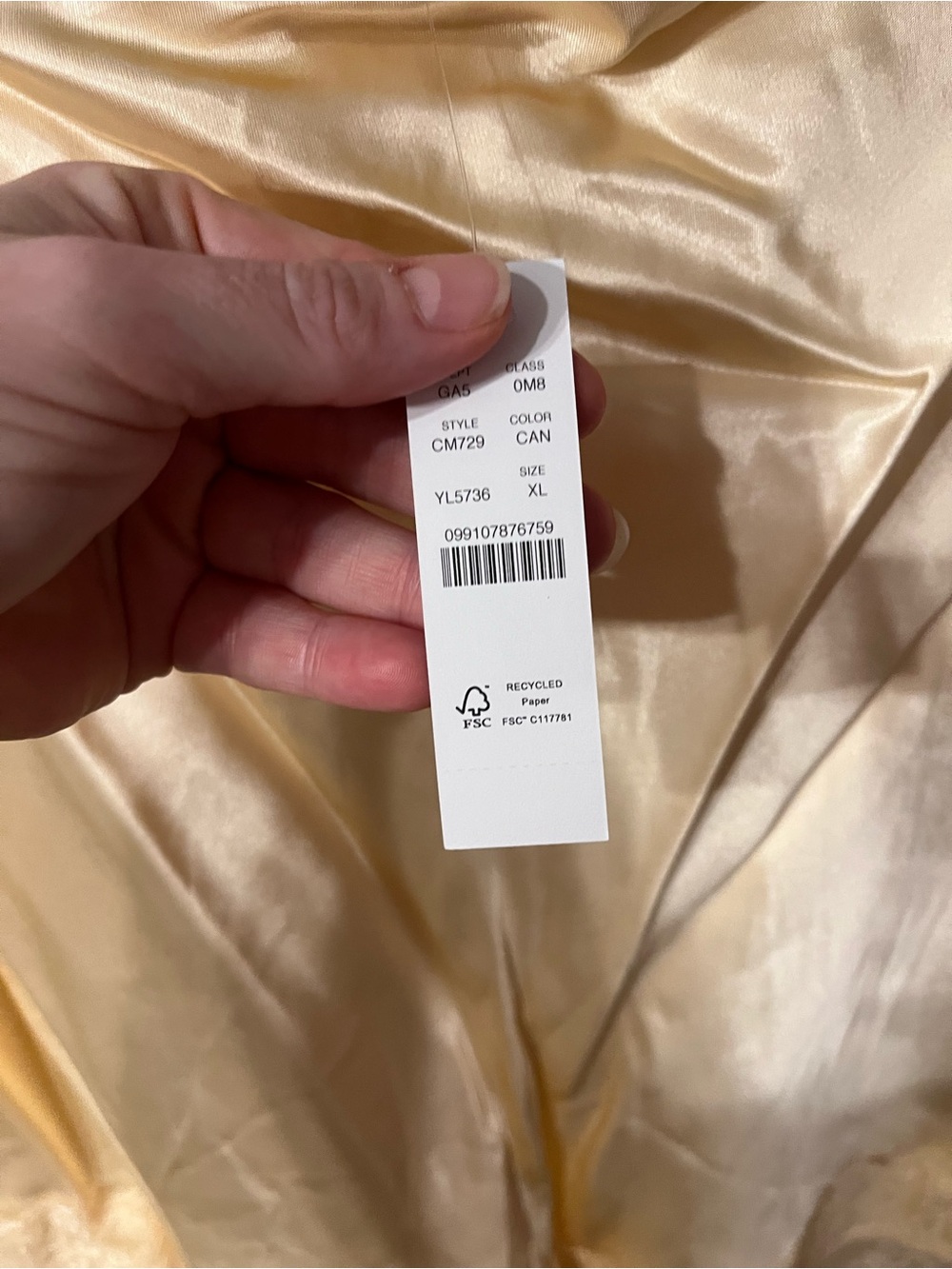J. Crew Silky Lace Hem Slip Skirt in Pale Yellow - Picture 3 of 4
